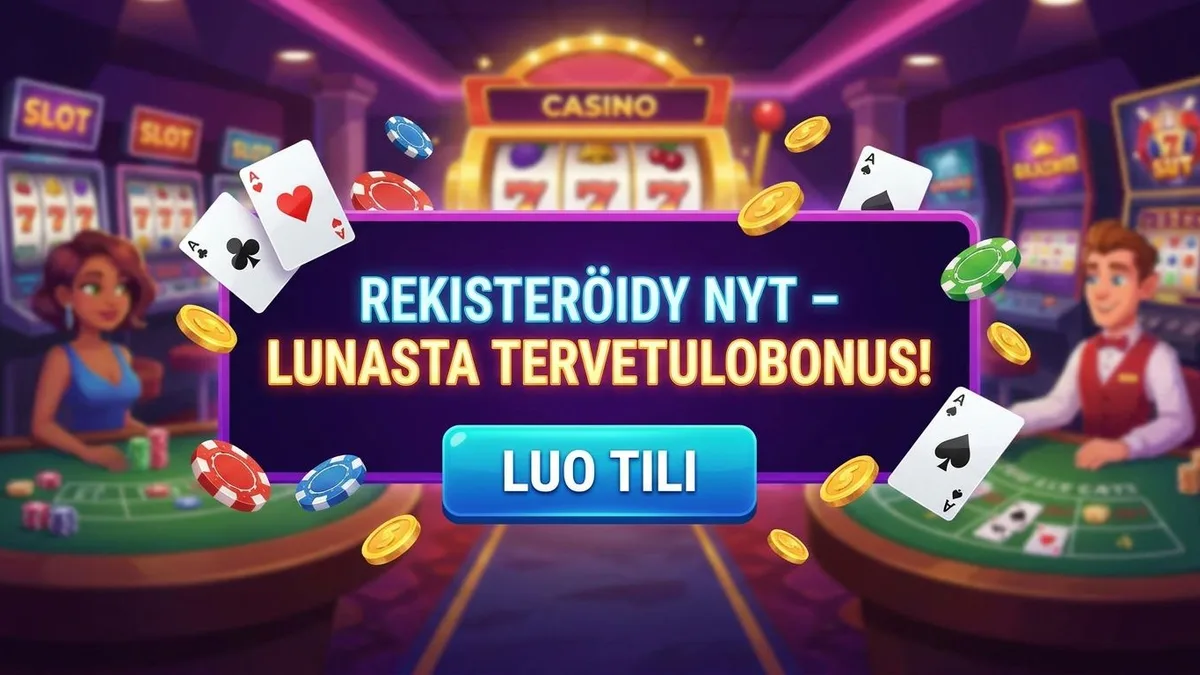 Rekisteröidy bonuksella